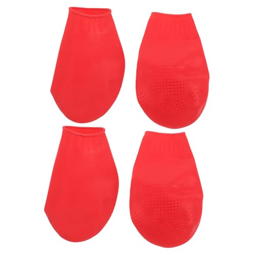 DRESSOOS 4 Stück Haustier Schuhüberzüge, Hundeschuhe Für Draußen, rutschfeste Hundestiefel, Hundeschuhe Für Regen, Gummi Hundeschuhe, Regnerische Hundeschuhe, Praktische Haustierschuhe, DRESSOOS 4 Stück Haustier Schuhüberzüge, Hundeschuhe Für Draußen, rutschfeste Hundestiefel, Hundeschuhe Für Regen, Gummi Hundeschuhe, Regnerische Hundeschuhe, Praktische Haustierschuhe, von DRESSOOS