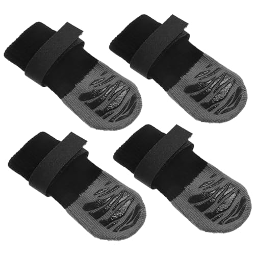 DRESSOOS Haustier-Booties 4er-Pack Entzückende Hundesocken Waschbar Und Austauschbar Für Zu Hause Und Im Freien von DRESSOOS