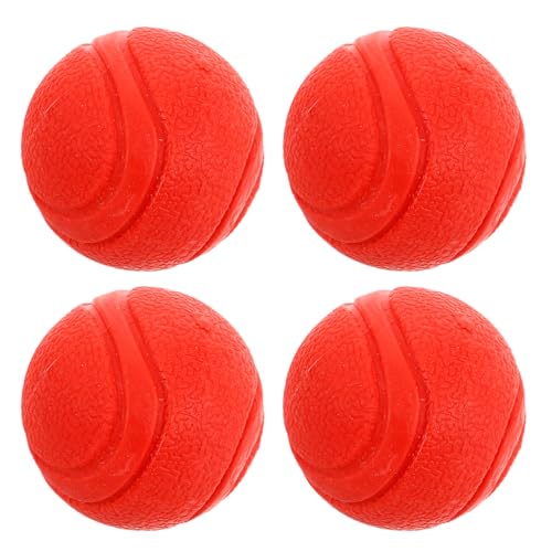 DRESSOOS 4 Stück Haustier Spielzeugball, Welpenbälle, Interaktiver Hundeball, Bälle Für Hunde, Kätzchenspielzeug, Katzenleckerli Ball, Bälle Für Welpen, Hundebälle, Klein, Interaktives von DRESSOOS