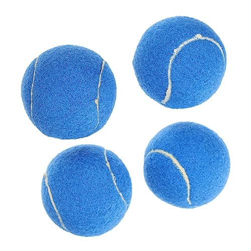 DRESSOOS Spielzeug Für Hunde 4er-Pack Tennisbälle Belastbare Beißspaß-interaktive Bälle Für Hundetraining Und Spielen von DRESSOOS
