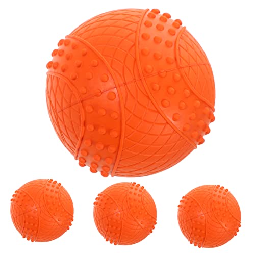 DRESSOOS Hundespielzeug 4 Stück Gummi Backenzahn Sicher Robust Für Hunde Ideal Zum Spielen Und Training von DRESSOOS