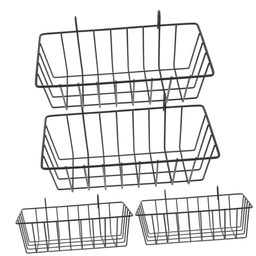 DRESSOOS Heu-Futterspender-Set für Kaninchen 4-teilig Futterspender aus Metall festes Gestell zur einfachen Fütterung für Kaninchen Meerschweinchen Hamster von DRESSOOS