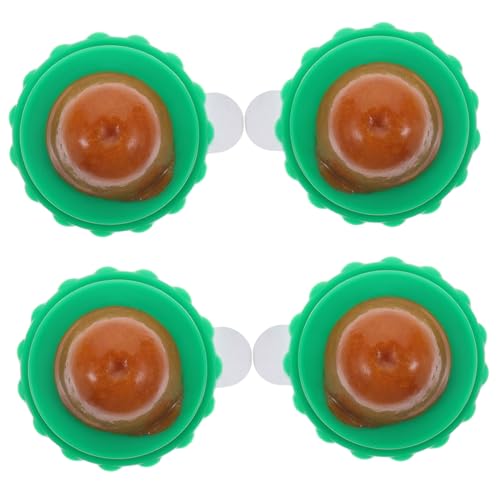 DRESSOOS 4stücke Katzenminze-lutscher Für Katzen Katzenminze-Ball Als Haustier-Snack Katzensüßigkeit Mit Vitamin Katzenbonbon Für Katzenkätzchen Katzensnack Mit Leck-Funktion von DRESSOOS