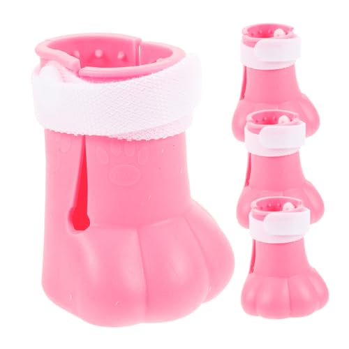 DRESSOOS 4stücke Katzen-silikon-Schuhe Verstellbare Krallenabdeckungen wasserdichte Anti-Kratzer-Boots Für Katzen Für Bad Und Pflege Große DRESSOOS 4stücke Katzen-silikon-Schuhe Verstellbare Krallenabdeckungen wasserdichte Anti-Kratzer-Boots Für Katzen Für Bad Und Pflege Große von DRESSOOS