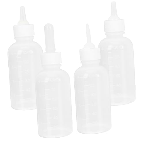 DRESSOOS 4stücke Tiny Pet Pflege Flasche Wiederverwendbare Pflege Flasche Haushalt Pet Nurser Kleine Haustier Versorgung von DRESSOOS
