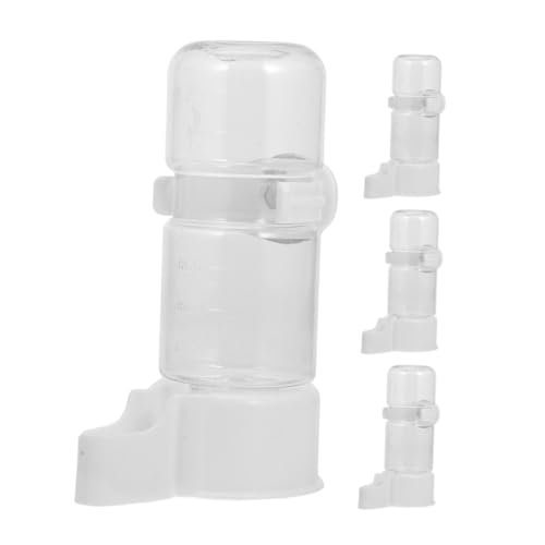 DRESSOOS 4 Stück Papageien Trinkbrunnen, Vogelfutter Wasserspender, Automatischer Vogelfutterspender, Wasservogelfutterspender Für Käfig, Vogelwasserspender, Outdoor Vogelfutterspender, von DRESSOOS