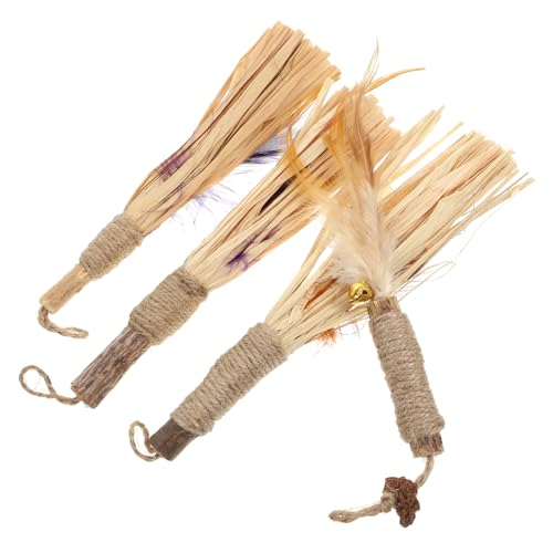 DRESSOOS 4-teiliges Katzenspielzeug-Set Kätzchen-kauspielzeug-Sticks Für Indoor-Katzen Kauspielzeug-Sticks Kratzbrett-Spielzeug DRESSOOS 4-teiliges Katzenspielzeug-Set Kätzchen-kauspielzeug-Sticks Für Indoor-Katzen Kauspielzeug-Sticks Kratzbrett-Spielzeug von DRESSOOS