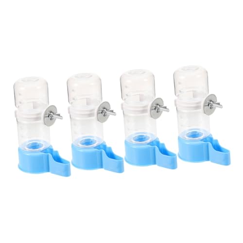 DRESSOOS 4-teiliges Vogel-wasserfutterspender Automatischer Papagei-wasserspender Aus Kunststoff Für Käfig-sittiche Vögel Zubehör DRESSOOS 4-teiliges Vogel-wasserfutterspender Automatischer Papagei-wasserspender Aus Kunststoff Für Käfig-sittiche Vögel Zubehör von DRESSOOS