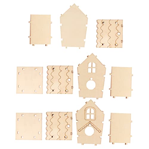 DRESSOOS 4pcs Holz Vogelnest Vogelhaus Vogelnest Zuchtbox Montieren Vogelkäfig Jungen Und Mädchen Linie Muster Stil DRESSOOS 4pcs Holz Vogelnest Vogelhaus Vogelnest Zuchtbox Montieren Vogelkäfig Jungen Und Mädchen Linie Muster Stil von DRESSOOS