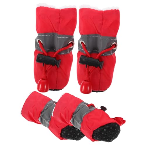 DRESSOOS 4 Stück rutschfeste Haustierschuhe Stiefel rutschfeste Welpenschuhe Praktische Hundeschuhe rutschfeste Welpenschuhe Schützende Hundeschuhe Praktische Hundeschuhe DRESSOOS 4 Stück rutschfeste Haustierschuhe Stiefel rutschfeste Welpenschuhe Praktische Hundeschuhe rutschfeste Welpenschuhe Schützende Hundeschuhe Praktische Hundeschuhe von DRESSOOS