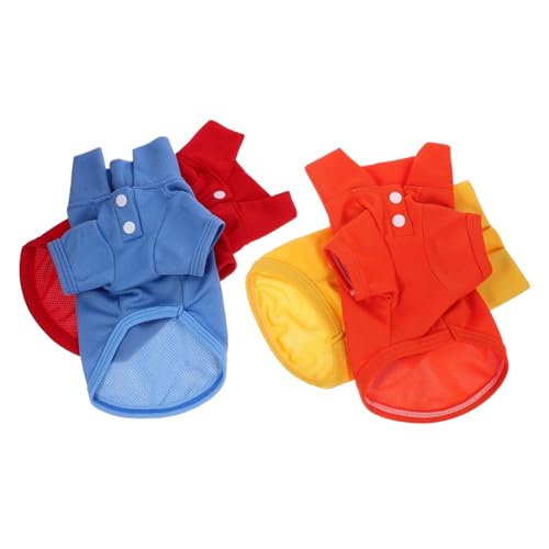 DRESSOOS 4stücke Atmungsaktives Hundeshirt Für Kleine Hunde Bequeme Sommerbekleidung Xs Für Partys Und Fotoshootings von DRESSOOS