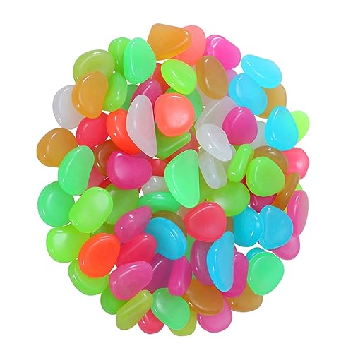 DRESSOOS Glow Pebbles 400 Stück Aquarium-Steine für Gartendekoration Aquarium-kieselsteine DRESSOOS Glow Pebbles 400 Stück Aquarium-Steine für Gartendekoration Aquarium-kieselsteine von DRESSOOS