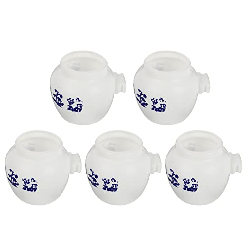 DRESSOOS Porzellan-vogelnapf-Set 5-teilig Für Die Fütterung Von Papageien Vögeln Und Kleintieren von DRESSOOS