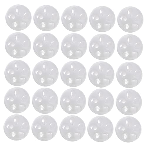DRESSOOS 50 Stücke Geräuscheinsätze Für Spielzeugscheiben Zum Basteln Von Quietscheeinsätzen Stofftier-kunststoffspielzeugzubehör von DRESSOOS