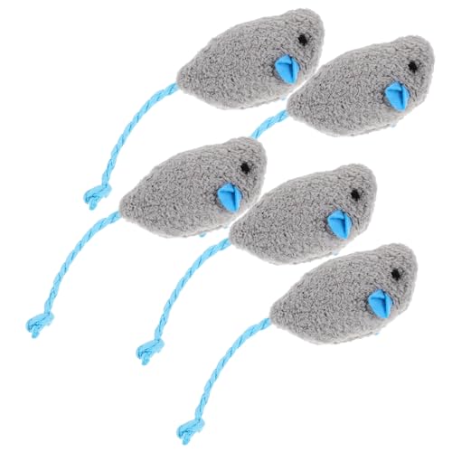 DRESSOOS Katzenspielzeug Aus Sicherem Plüschmaterial Mäuse 5 Stück Kätzchenspielzeug Und Bequem Für Die Gesundheit des Haustiers DRESSOOS Katzenspielzeug Aus Sicherem Plüschmaterial Mäuse 5 Stück Kätzchenspielzeug Und Bequem Für Die Gesundheit des Haustiers von DRESSOOS