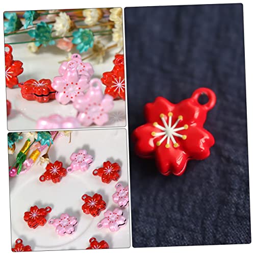 DRESSOOS Kirschblüten-glockenanhänger Haustierhalsband-Dekoration Haustierhalsbandzubehör Glocken-Ornament DRESSOOS Kirschblüten-glockenanhänger Haustierhalsband-Dekoration Haustierhalsbandzubehör Glocken-Ornament von DRESSOOS