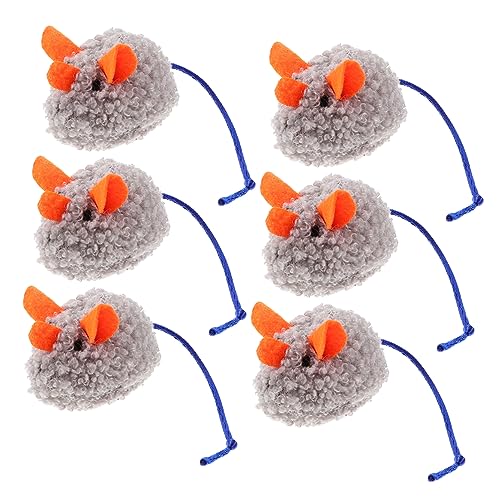 DRESSOOS 6 Stück Gefüllte Katzenspielzeuge, Süße Mäuse, Kätzchenspielzeuge, Katzenmausspielzeug, Mäusespielzeug Für Katzen, Spielzeugmaus Für Katzen, Katzenbeißspielzeug, Lustiges DRESSOOS 6 Stück Gefüllte Katzenspielzeuge, Süße Mäuse, Kätzchenspielzeuge, Katzenmausspielzeug, Mäusespielzeug Für Katzen, Spielzeugmaus Für Katzen, Katzenbeißspielzeug, Lustiges von DRESSOOS