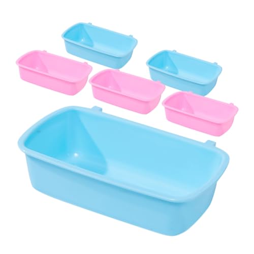DRESSOOS 6 stücke Hamster Lebensmittel Behälter Hängen Feeder PP Material Pet Feeder Bowl Leicht zu Reinigen DRESSOOS 6 stücke Hamster Lebensmittel Behälter Hängen Feeder PP Material Pet Feeder Bowl Leicht zu Reinigen von DRESSOOS