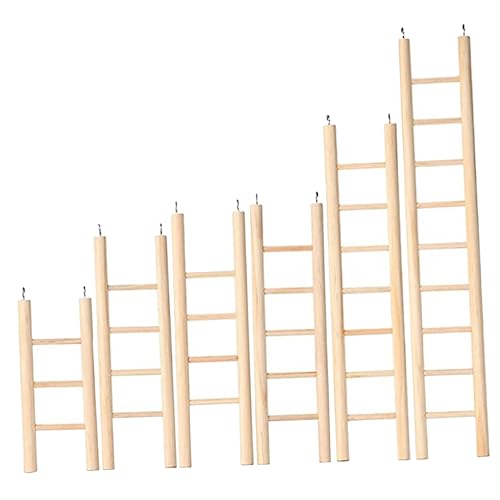 DRESSOOS Vogel Papagei Käfig Leiter Sitzstange 6 Stücke Holz Papagei Leiter Klettern Spielzeug Vogel Leiter Spielzeug Für Vögel DRESSOOS Vogel Papagei Käfig Leiter Sitzstange 6 Stücke Holz Papagei Leiter Klettern Spielzeug Vogel Leiter Spielzeug Für Vögel von DRESSOOS