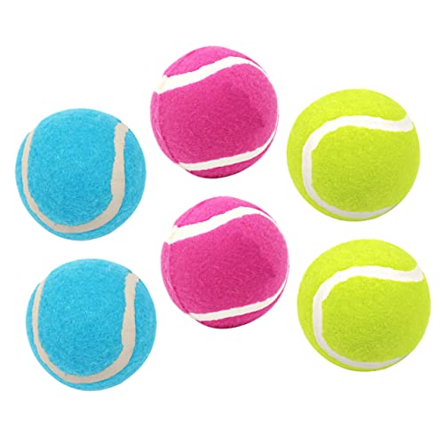 DRESSOOS 6 Stück Hundetennis Spielzeugbälle Für Hunde, Hundespielzeug Für Draußen, Kleine Hundebälle, Gummibälle, Hundespielzeug Für Aggressive Kauer, Tragbares Ballspielzeug, DRESSOOS 6 Stück Hundetennis Spielzeugbälle Für Hunde, Hundespielzeug Für Draußen, Kleine Hundebälle, Gummibälle, Hundespielzeug Für Aggressive Kauer, Tragbares Ballspielzeug, von DRESSOOS