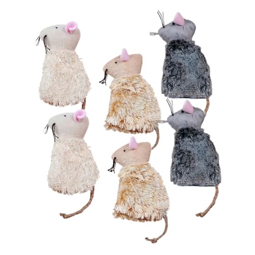 DRESSOOS 6 Stück Känguru Katzenspielzeug, Kratzspielzeug, Plüschmaus Spielzeug, Katzenmaus Spielzeug, Plüschspielzeug Für Katzen Im Innenbereich, Katzenmäuse, Plüschspielzeug, Katzenmäuse DRESSOOS 6 Stück Känguru Katzenspielzeug, Kratzspielzeug, Plüschmaus Spielzeug, Katzenmaus Spielzeug, Plüschspielzeug Für Katzen Im Innenbereich, Katzenmäuse, Plüschspielzeug, Katzenmäuse von DRESSOOS