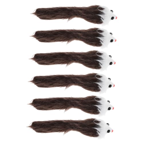 DRESSOOS 6stücke Katzenmaus Spielzeuge Mit Katzenminze Plüsch Mäuse Für Katzen Beschäftigung Und Spielvergnügen Für Ihre Katze DRESSOOS 6stücke Katzenmaus Spielzeuge Mit Katzenminze Plüsch Mäuse Für Katzen Beschäftigung Und Spielvergnügen Für Ihre Katze von DRESSOOS