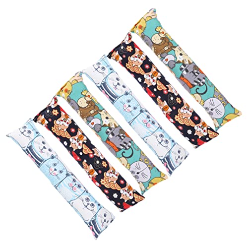DRESSOOS Katzenminzenspielzeug 6 Stück Kissen Spielzeug Für Hauskatzen Bissbeständig Atmungsaktives Material Interaktives Spielzeug Für Kätzchen Und Erwachsene Katzen von DRESSOOS