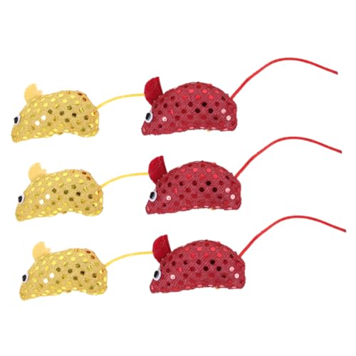 DRESSOOS 6 Stück Simulationsmaus Und Katzenspielzeug, Katzenspielzeug, Mäuse, Katzenkätzchen Für Hauskatzen, Katze Für Hauskatzen, Für Hauskatzen, Katzenmäuse, Haustiere DRESSOOS 6 Stück Simulationsmaus Und Katzenspielzeug, Katzenspielzeug, Mäuse, Katzenkätzchen Für Hauskatzen, Katze Für Hauskatzen, Für Hauskatzen, Katzenmäuse, Haustiere von DRESSOOS
