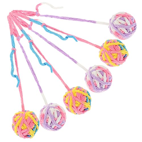 DRESSOOS Dauerhaftes Plüsch-katzenbälle-Spielzeug Interaktives Katzenspielzeug Für Das Spielen Im Innenbereich Kätzchen-kratzbaum DRESSOOS Dauerhaftes Plüsch-katzenbälle-Spielzeug Interaktives Katzenspielzeug Für Das Spielen Im Innenbereich Kätzchen-kratzbaum von DRESSOOS