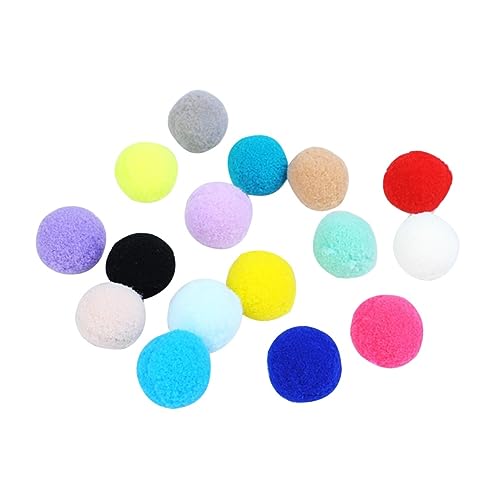 DRESSOOS 70-teiliges Katzenspielzeug-Ballset mit Katzenminze intelligenter interaktiver Katzenball Spielzeugball bunt handgefertigtes Material Flauschige Bälle für Jungen und Mädchen von DRESSOOS