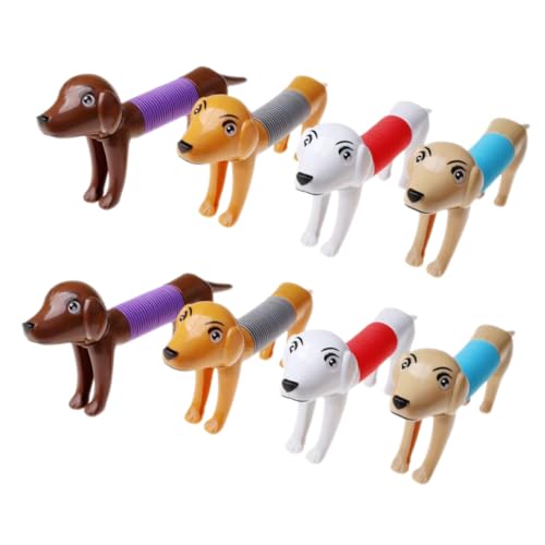 DRESSOOS 8St Stressabbauendes Hundespielzeug Halloween assecoires Tierisches Pop-Tube-Spielzeug Spielzeug für Hundepartys Hündchen Flexibler Schlauch Füllstoff Kind von DRESSOOS