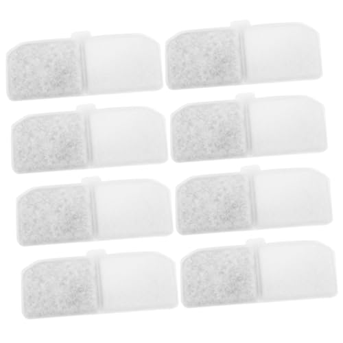 DRESSOOS 8St Wasserspender Filterwatte Hund Tank verschütten Kätzchen wasserfilter katzenbrunnen Filter für katzenbrunnen Katzenwasserbrunnen Haustierbedarf Ionenaustauscherharz Weiß DRESSOOS 8St Wasserspender Filterwatte Hund Tank verschütten Kätzchen wasserfilter katzenbrunnen Filter für katzenbrunnen Katzenwasserbrunnen Haustierbedarf Ionenaustauscherharz Weiß von DRESSOOS