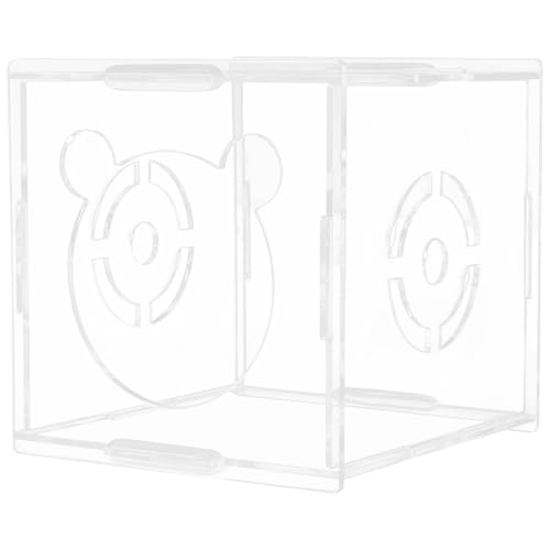 DRESSOOS Acryltunnel Für Hamster Transparente Hamsterhöhle Als Rückzugsort Kleintierbedarf Für Kleine Nager Ideal Für Zwerghamster Und Ratten Hamsterhaus Für Spiel Und Entspannung von DRESSOOS