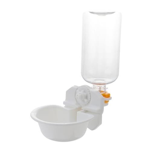 Trinkwerkzeug für Hunde Trinkwasserflasche für Haustiere hängender Wasserspender für Haustiere Futterspender für Haustiere sicher für Katzen und Hunde weiß Trinkwerkzeug für Hunde Trinkwasserflasche für Haustiere hängender Wasserspender für Haustiere Futterspender für Haustiere sicher für Katzen und Hunde weiß von DRESSOOS