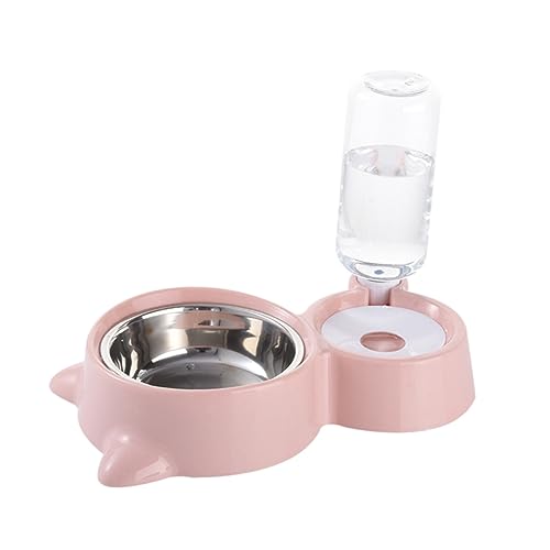 DRESSOOS edelstahlschüsseln Stainless Steel Bowl Wasserspender für Haustiere Automatischer Wasserspender für Hunde Futternapf für Haustiere Futterspender für Haustiere USB Zubringer von DRESSOOS