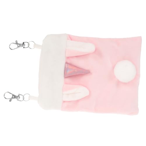 DRESSOOS Meerschweinchen-hängematte Versteck Frettchen-hängematte Bett Tasche Schaukel für Ratten Hamster Chinchilla Eichhörnchen Haustiernest Warmes Gemütliches Bett von DRESSOOS