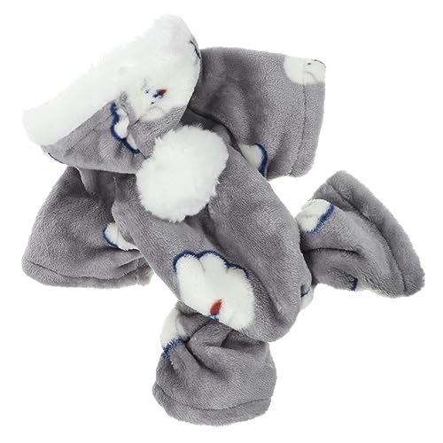 DRESSOOS Bequeme Hundekleidung Mit Fleece Gefütterter Hundemantel Haustierbedarf Hundepyjama Hundebett Entzückendes Hundekleid Hundemäntel Hund Wintermantel Hundejacken Welpe Grey Baumwolle DRESSOOS Bequeme Hundekleidung Mit Fleece Gefütterter Hundemantel Haustierbedarf Hundepyjama Hundebett Entzückendes Hundekleid Hundemäntel Hund Wintermantel Hundejacken Welpe Grey Baumwolle von DRESSOOS