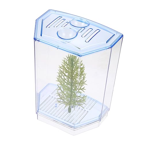 DRESSOOS Betta-Box hochzeitsdeko hochzeitsdeco Decorative Fish Tank gartendeko Fish Aquarium künstlich automatisch Netz Mini Fischaquarium klares Aquarium Leichter Kunststoff Blue DRESSOOS Betta-Box hochzeitsdeko hochzeitsdeco Decorative Fish Tank gartendeko Fish Aquarium künstlich automatisch Netz Mini Fischaquarium klares Aquarium Leichter Kunststoff Blue von DRESSOOS