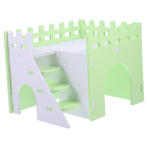 DRESSOOS Hamsterversteck Haus Mit Bunte Kleintiervilla Für Meerschweinchen Und Hamster Haustierunterkunft Für Spiel Und Schlaf Design Für von DRESSOOS