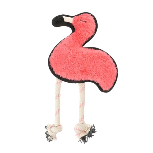 DRESSOOS Kuscheliges Hundespielzeug Im Flamingo-Design Quietschendes Plüschspielzeug Für Kleine Hunde Robustes Kauspielzeug Für Drinnen Und Draußen Fördert Bewegung Und Spielspaß DRESSOOS Kuscheliges Hundespielzeug Im Flamingo-Design Quietschendes Plüschspielzeug Für Kleine Hunde Robustes Kauspielzeug Für Drinnen Und Draußen Fördert Bewegung Und Spielspaß von DRESSOOS