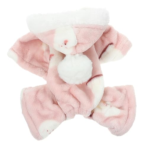DRESSOOS Thermische Winterkleidung Für Kleine Hunde wasserdichte Weiche Und Warme Plüschjacke Mit Kapuze Für Kalte Tage Und Fotoshootings von DRESSOOS
