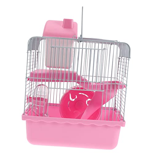 DRESSOOS Hamster Käfig Tragebox Mit Zwei Luxuriöses Nest Für Kleine Haustiere Für Hamster Zwerghamster Meerschweinchen Und Andere Kleintiere Leicht Transportierbar Robust Und Langlebig DRESSOOS Hamster Käfig Tragebox Mit Zwei Luxuriöses Nest Für Kleine Haustiere Für Hamster Zwerghamster Meerschweinchen Und Andere Kleintiere Leicht Transportierbar Robust Und Langlebig von DRESSOOS