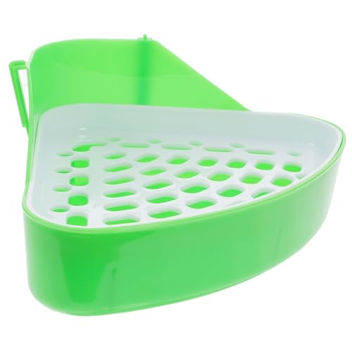 DRESSOOS Dreieckige Toilette, Töpfchen, Kaninchen Töpfchentrainer, Haustiertoilette, Meerschweinchengehege, Katzentrainingstoilette, Plastik Haustiertoilette, Häschentrainingstoilette, DRESSOOS Dreieckige Toilette, Töpfchen, Kaninchen Töpfchentrainer, Haustiertoilette, Meerschweinchengehege, Katzentrainingstoilette, Plastik Haustiertoilette, Häschentrainingstoilette, von DRESSOOS