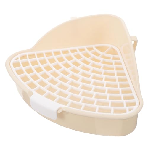 DRESSOOS Dreieckiges Haustier Töpfchen, Hasentoilette, Plastik Haustiertoilette, Katzentoilette, Katzentoilette, Kleintierkäfig Zubehör, Anti Fall Hasentöpfchen, Hasenkäfig Toilette, DRESSOOS Dreieckiges Haustier Töpfchen, Hasentoilette, Plastik Haustiertoilette, Katzentoilette, Katzentoilette, Kleintierkäfig Zubehör, Anti Fall Hasentöpfchen, Hasenkäfig Toilette, von DRESSOOS
