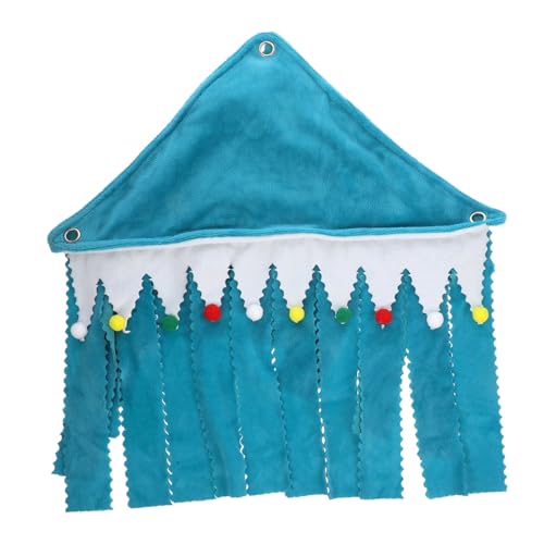 DRESSOOS Eckversteck Für Kleine Haustiere, Hamster, Meerschweinchen, Kaninchen, Quaste, Dreieck, Eckhaus, Versteck, Hängemattenzelt (Grün), Hamsterkäfig Zubehör, Eckversteck Für Häschen, von DRESSOOS