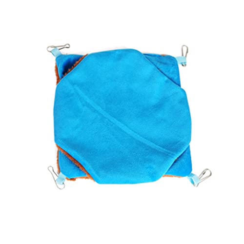 DRESSOOS Doppelschichtiger Plüsch-Squirrel Nest Hängematte Für Zuckerglider Und Eichhörnchen Wärmender Schlafsack Blau s Für Kleine Haustiere Zum Entspannen Und Schlafen DRESSOOS Doppelschichtiger Plüsch-Squirrel Nest Hängematte Für Zuckerglider Und Eichhörnchen Wärmender Schlafsack Blau s Für Kleine Haustiere Zum Entspannen Und Schlafen von DRESSOOS