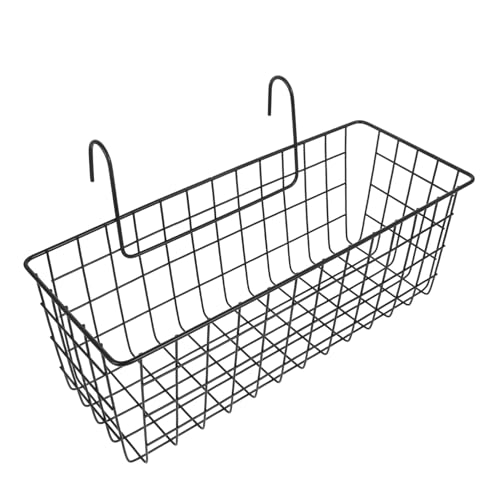 DRESSOOS Eisen Heuraufe Kleintier Futterhalter Metall Heufutterspender für Kaninchen Hamster Meerschweinchen Käfig Zubehör Robust Langlebig Einfach zu Montieren Platzsparend von DRESSOOS