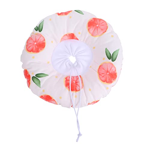 DRESSOOS Kätzchenhalsband Elisabethanisches Haustier-kegelhalsband Für Katzen Atmungsaktive Baumwolle Lecksicht Verstellbar Xs Mango von DRESSOOS