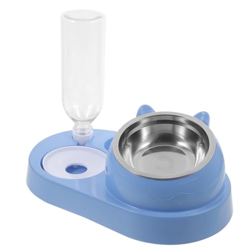 DRESSOOS Wasser- Und Futternapf-Set Für Katzen Und Hunde Automatischer Futterspender Mit Abnehmbarem Wasserspender Stabiler Kunststoff Sicher Für Welpen Und Katzen DRESSOOS Wasser- Und Futternapf-Set Für Katzen Und Hunde Automatischer Futterspender Mit Abnehmbarem Wasserspender Stabiler Kunststoff Sicher Für Welpen Und Katzen von DRESSOOS