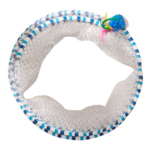 DRESSOOS Katzentunnelbett für Hauskatzen Katzenspielzeug-Set Kätzchenspielzeug Tunnelspielzeug für Katzen DRESSOOS Katzentunnelbett für Hauskatzen Katzenspielzeug-Set Kätzchenspielzeug Tunnelspielzeug für Katzen von DRESSOOS
